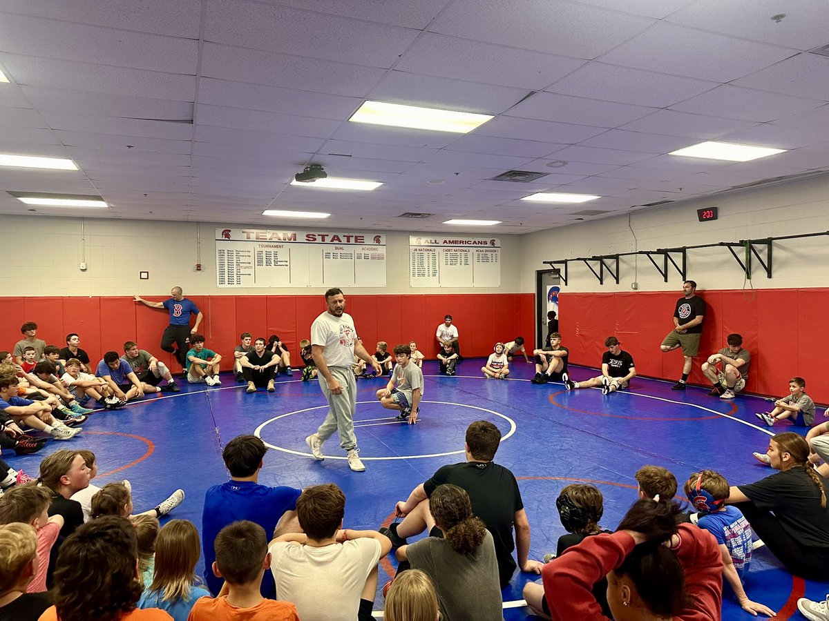 Bixby_Wrestling's tweet photo. Thank you @CScott60kg for an incredible night on the mats! Over 100 wrestlers packed the room to learn world-class technique and elite mindset strategies from the Olympic medalist himself. 💪 https://t.co/txo2Dykjw8