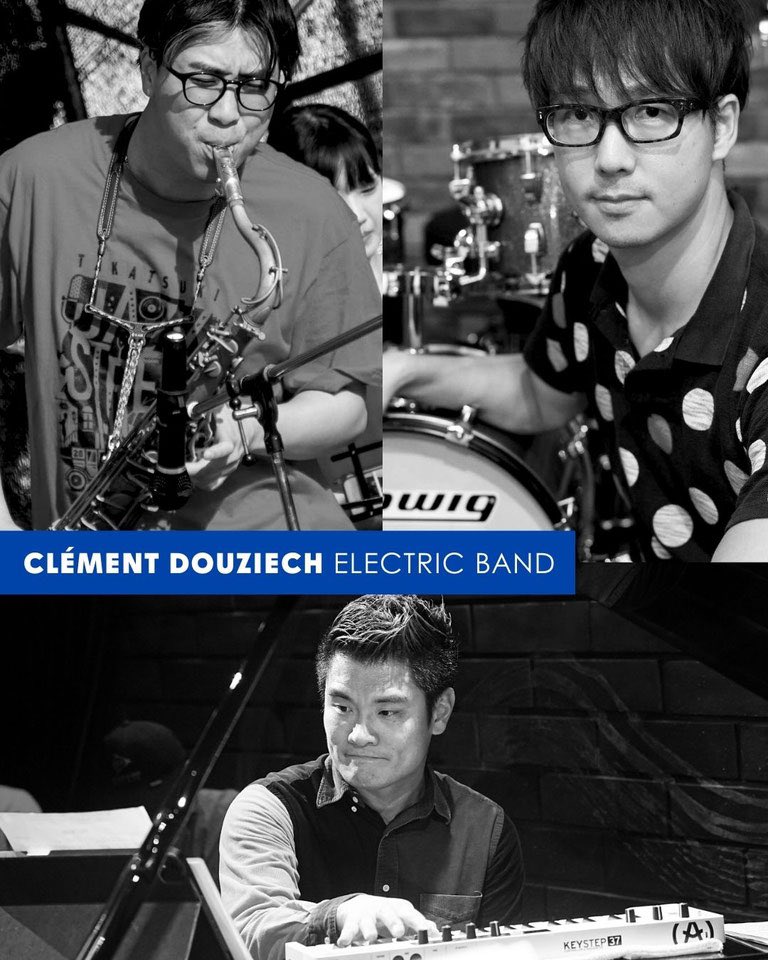 本日！4/30水

CLÉMENT DOUZIECH (bs)
ELECTRIC BAND@心斎橋プルースト
20時スタート

Clément Douziech (ba)
石脇 サンタ (sax)
杉山 悟史 (pf)
衣笠 智英 (ds)

フランスからイケメンベーシスト襲来！
お洒落なフュージョンサウンドをお届けします！お楽しみに！

proust-jazz.jp