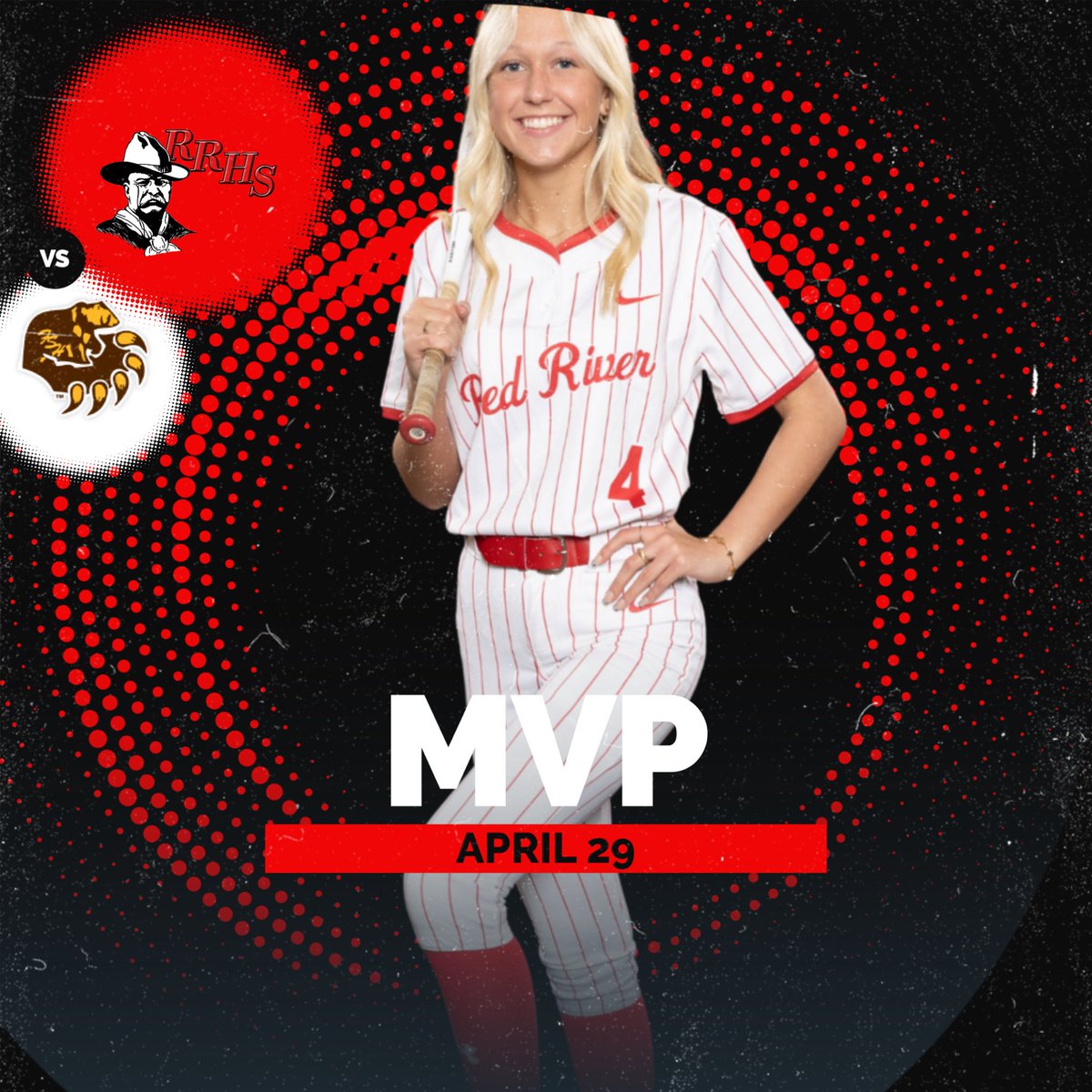 Riders get another 2 pt win in the EDC! MVP went to Morgan Gilpin with two extra base hits and a phenomenal catch to end the game!