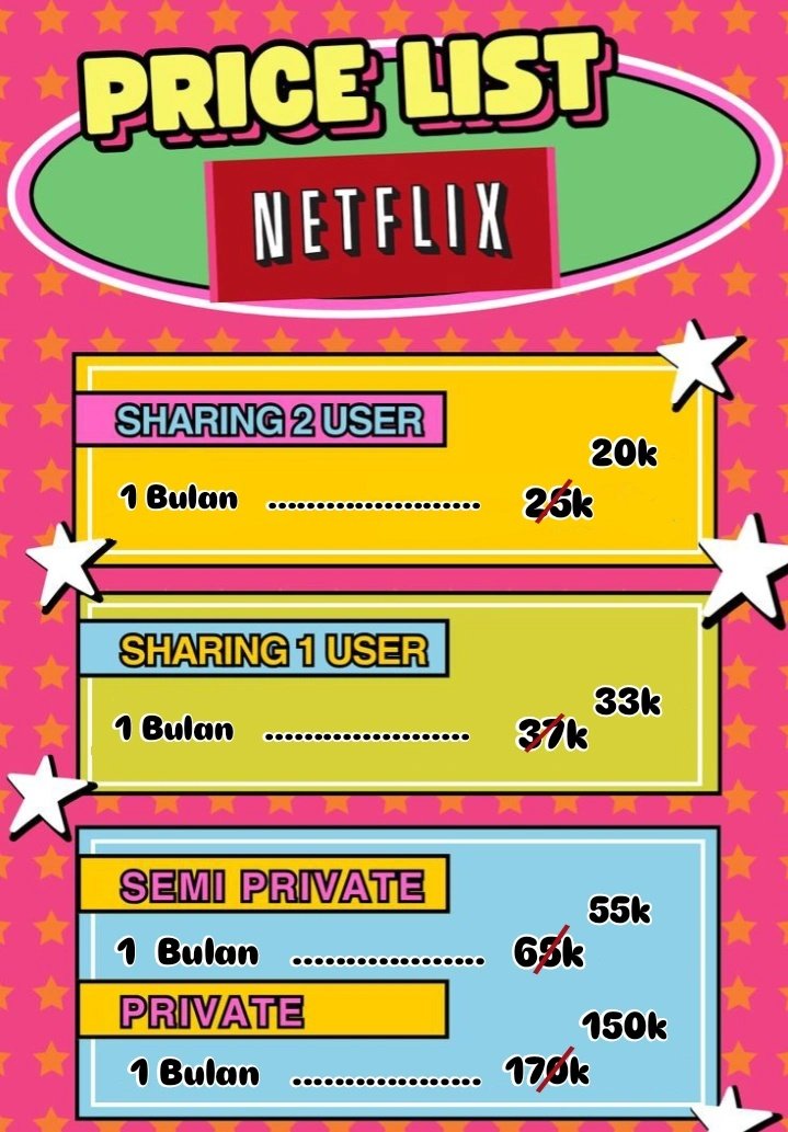 chiize__'s tweet image. open order gusyy💓💓
yang mau order netflix hari ini lagi promo yaa
bisa langsung ke wa dibawah kalau mau order yaap
wa.me/+6283832030665

#zonauang #zonajajan️️ #zonauangᅠ