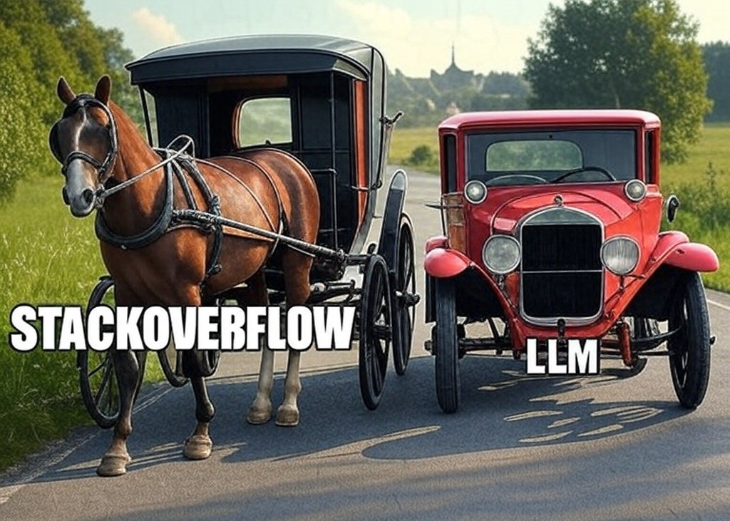 pike0000's tweet image. LLM vs Stackoverflow