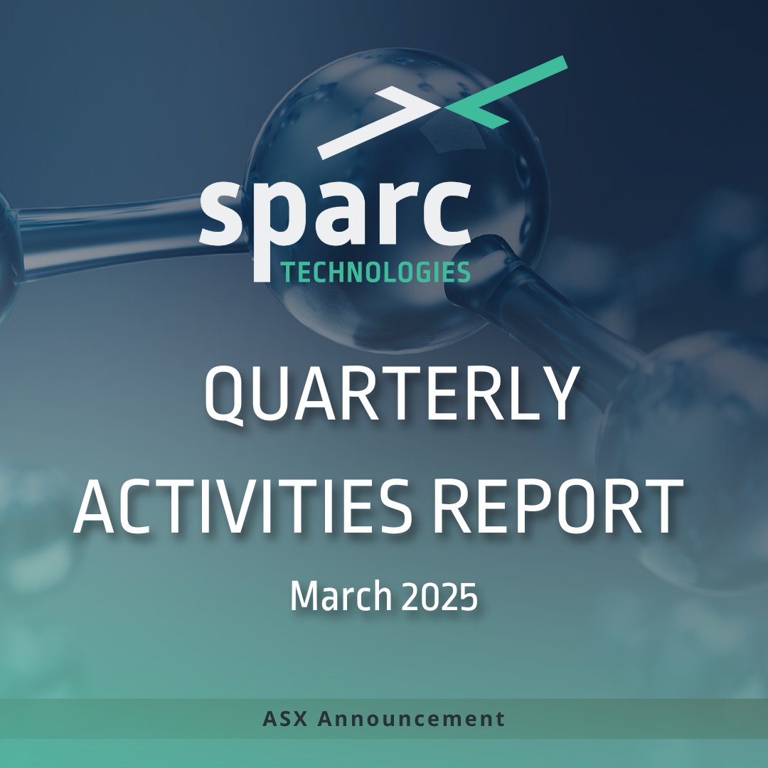 In the March quarter, we advanced both Sparc Hydrogen and our #graphene coatings business. 🔋🌞

At Sparc Hydrogen, we committed to Stage 2 of the JV, began pilot plant construction, and secured our first patent in Morocco — with 17 more jurisdictions under review.

For ecosparc,
