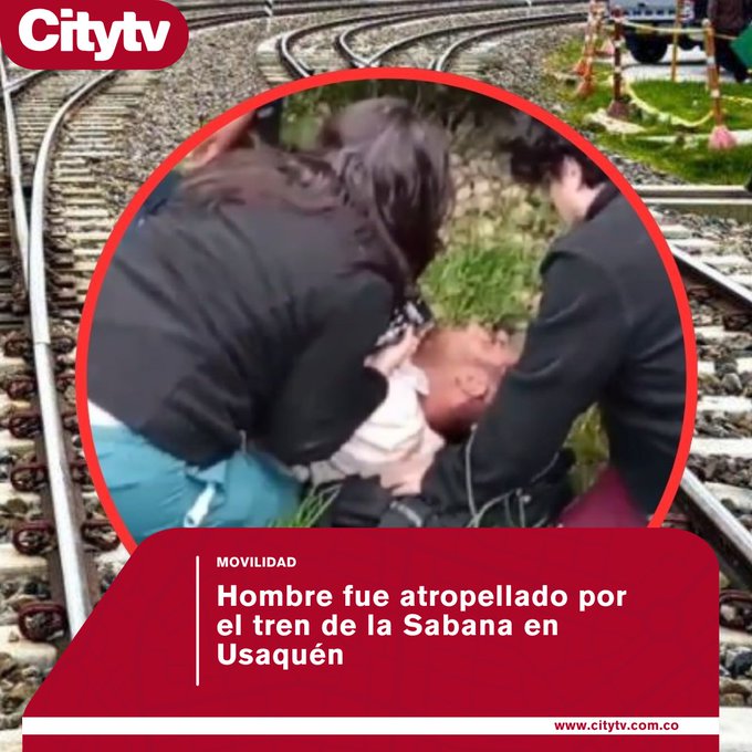 #LoMásVistoEnCity | 🚨🚆 El accidente ocurrió en la calle 127 con carrera novena; el peatón fue trasladado a una clínica y se encuentra estable. No se pierda nada, consulte la nota completa aquí 📖 citytv.eltiempo.com/noticias/movil…