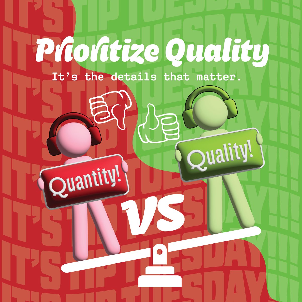 🎙️ In podcasting, quality always wins. Invest early in great equipment, thoughtful topics, and intentional production. It’s not just about publishing content — it’s about creating something people want to come back to. 

Quality podcasts aren’t just heard — they’re remembered. 💬