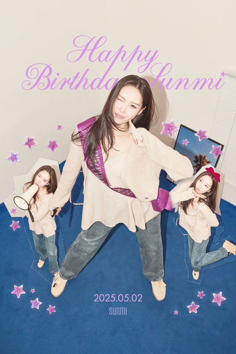 🎉HAPPY SUNMI DAY🎉

선미가 반짝이면
미야네의 온 세상이 반짝여✨

눈부시게 반짝이는 선미에게
모든 사랑을 쏟아줄 수 있는 날💜

미야네 마음에 가장 빛나는
선미의 생일을 축하합니다🎂

#선미 #SUNMI
#HAPPYSUNMIDAY