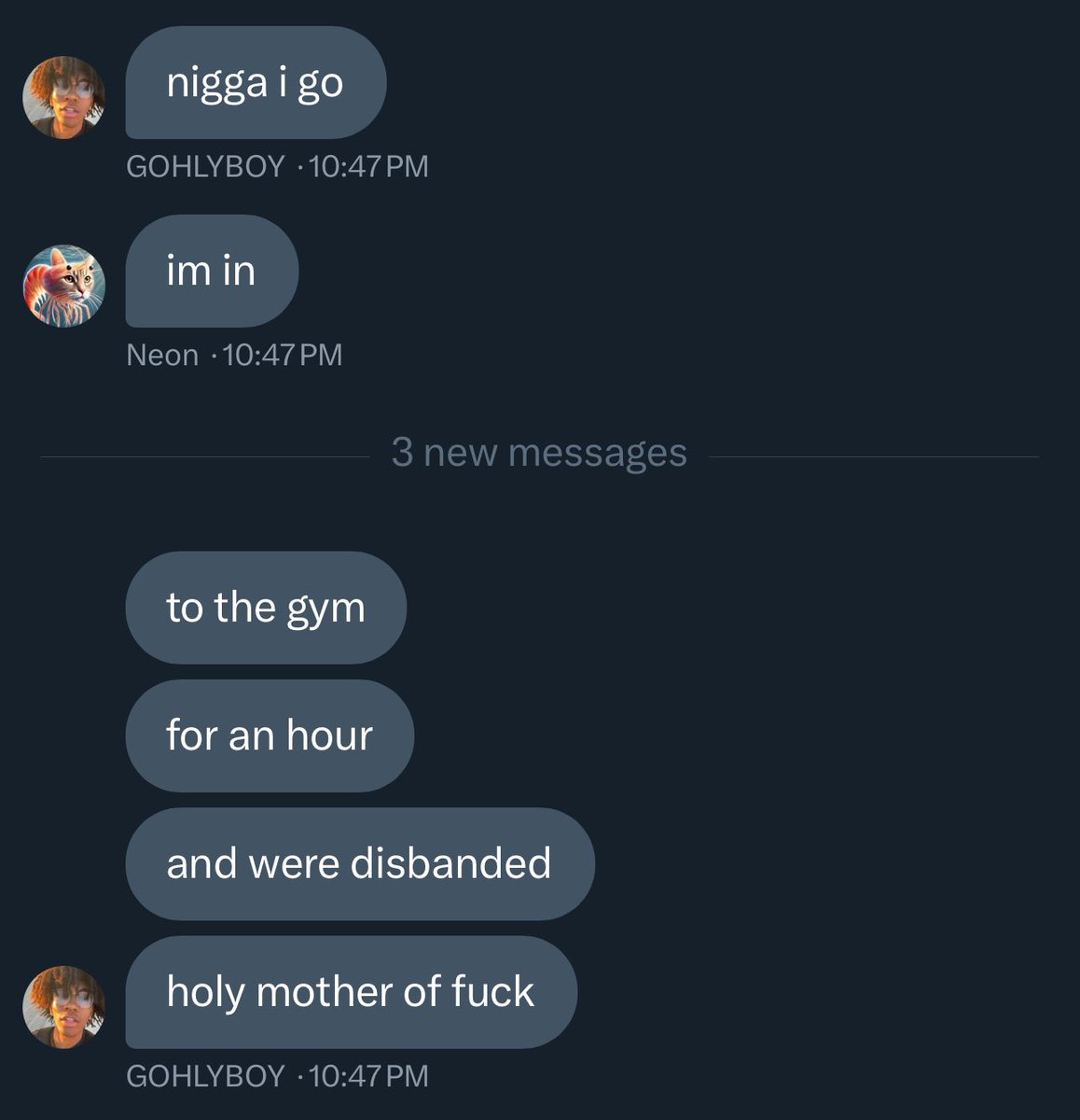 Due to complications with me leaving the country for 2 months soon, the Duo’s &amp; Co have officially disbanded.  It was fun over the course of 2 days.  Shoutout to my team will forever love them.