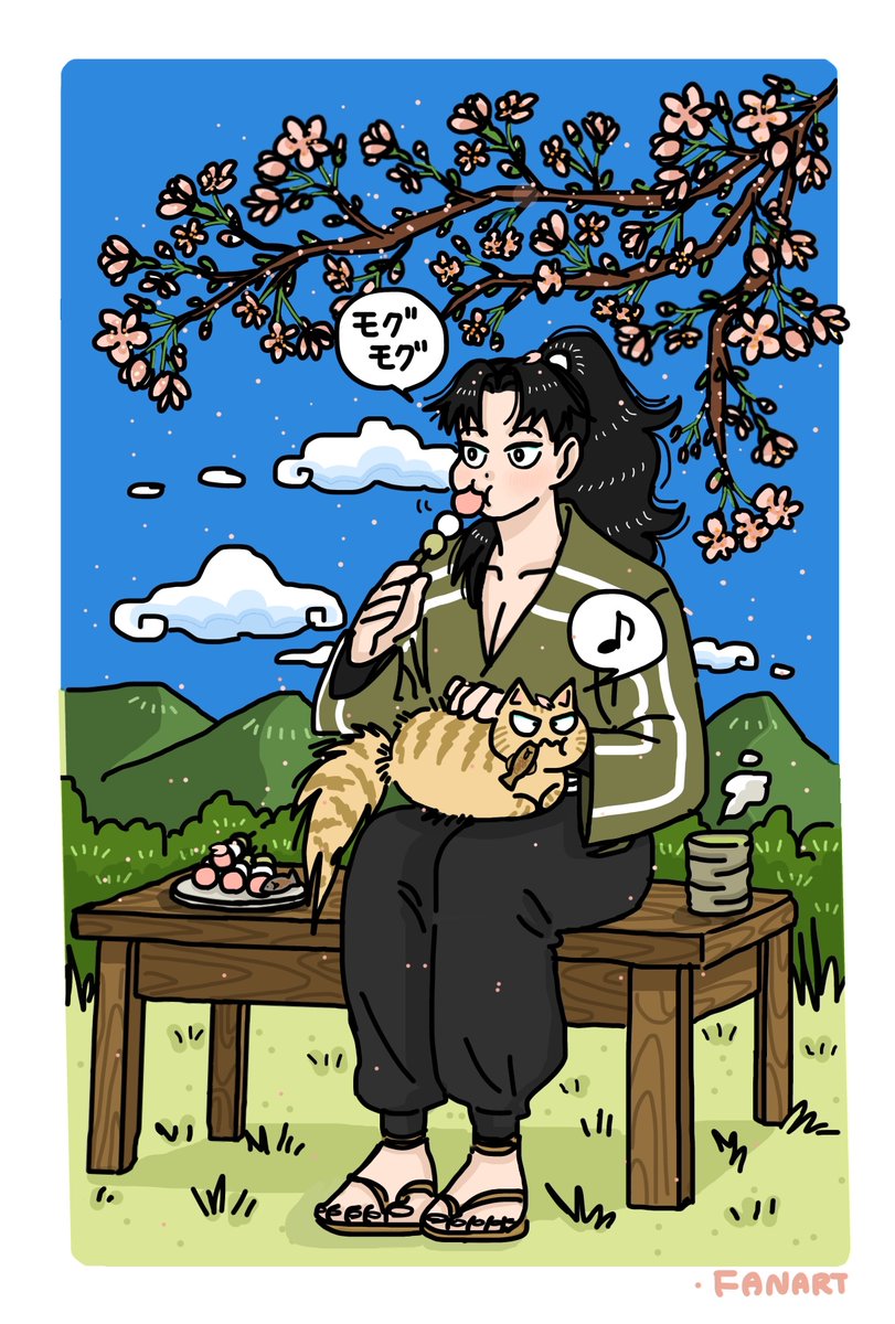 ありがと4月👋
 #今月描いた絵を晒そう 