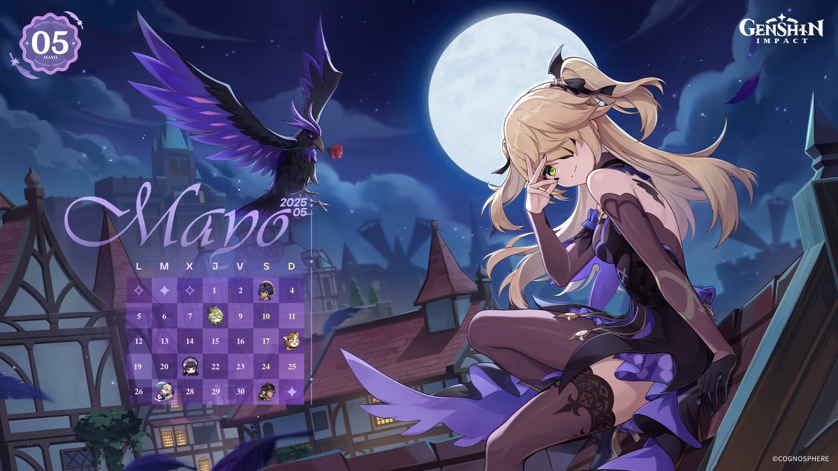 genshinimpactes's tweet image. Fondo de pantalla de calendario

¡Hola, viajeros! Esta vez les traemos el calendario del mes de mayo para dispositivos móviles y PC, ¡descárguenlo y disfrútenlo!

Cita y retuitea la publicación con el hashtag #GenshinImpactCalendar y compártenos tus planes de mayo, ¡y tendrás la…