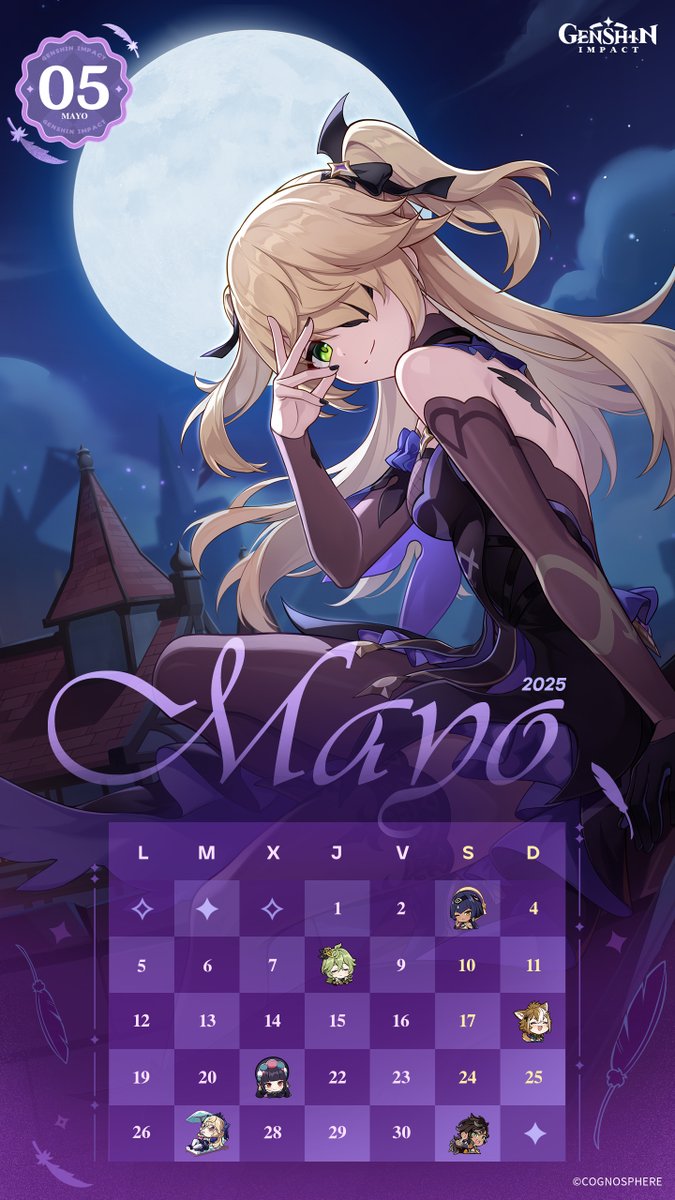 genshinimpactes's tweet image. Fondo de pantalla de calendario

¡Hola, viajeros! Esta vez les traemos el calendario del mes de mayo para dispositivos móviles y PC, ¡descárguenlo y disfrútenlo!

Cita y retuitea la publicación con el hashtag #GenshinImpactCalendar y compártenos tus planes de mayo, ¡y tendrás la…