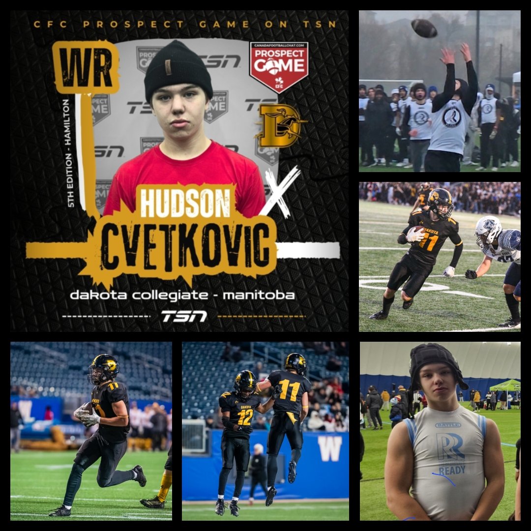 Hudson Cvetkovic (@hudson44869476) on Twitter photo Grateful for the opportunity to play @cfc_football prospect game on <a href="/TSN_Sports/">TSN</a>
Big thx to <a href="/RecruitReady/">Recruit Ready</a> & Coach Brad, Coach BA, <a href="/DrTerrence/">Dr. T</a> <a href="/AK_gassama/">AK</a> <a href="/MachoBockru/">Macho Bockru</a> <a href="/Demski9/">Nic Demski</a> <a href="/preeboyd/">Boyd Barrett</a> & <a href="/Bighill44/">Adam Bighill</a> for all their coaching & support
#rrfam Grateful for the opportunity to play @cfc_football prospect game on <a href="/TSN_Sports/">TSN</a>
Big thx to <a href="/RecruitReady/">Recruit Ready</a> & Coach Brad, Coach BA, <a href="/DrTerrence/">Dr. T</a> <a href="/AK_gassama/">AK</a> <a href="/MachoBockru/">Macho Bockru</a> <a href="/Demski9/">Nic Demski</a> <a href="/preeboyd/">Boyd Barrett</a> & <a href="/Bighill44/">Adam Bighill</a> for all their coaching & support
#rrfam
