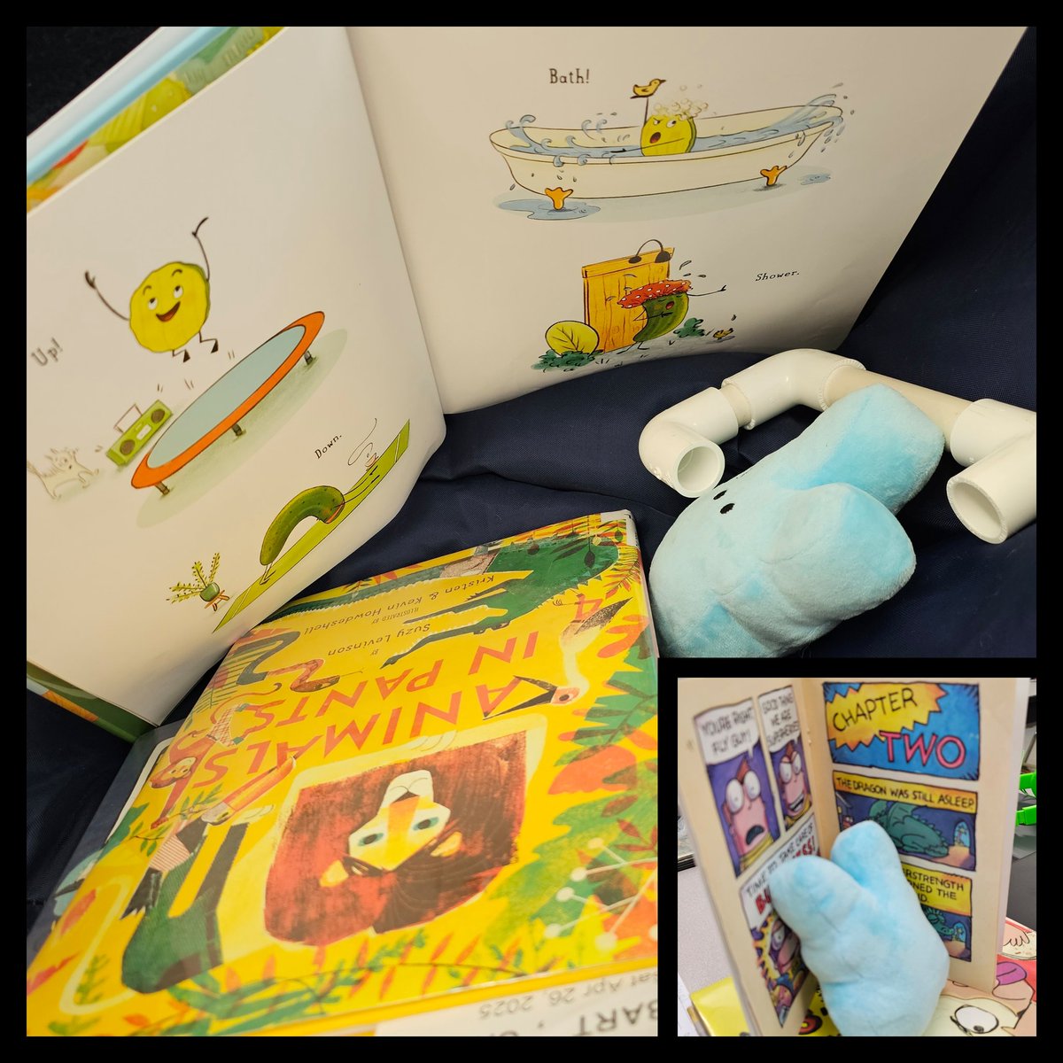 This peep is obsessed with "read to self." He was seen reading Sweet and Sour by Brian Yanish and illustrated by <a href="/StacyEbert/">Stacy Ebert</a> with his whisper phone! Thanks, <a href="/saclib/">Sacramento Public Library</a> &amp; <a href="/saclibFriends/">Library Friends</a>, for always having the titles that excite my Ss &amp; their peeps! #GrowingBookworms 
#rcsdcrestmont