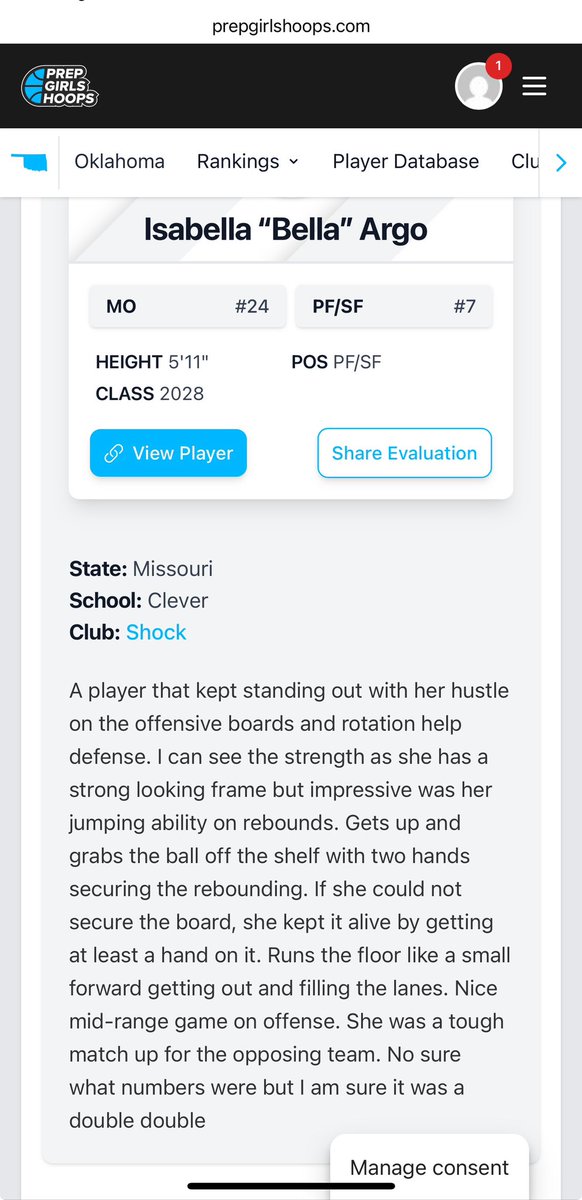 Bella Argo (@bellaargo2028) on Twitter photo Thank you for the awesome evaluation write up from this past weekend’s Heart of Texas S40 Tourney <a href="/coachjvick1/">Coachjvick (new)</a>!! Thank you for the awesome evaluation write up from this past weekend’s Heart of Texas S40 Tourney <a href="/coachjvick1/">Coachjvick (new)</a>!!