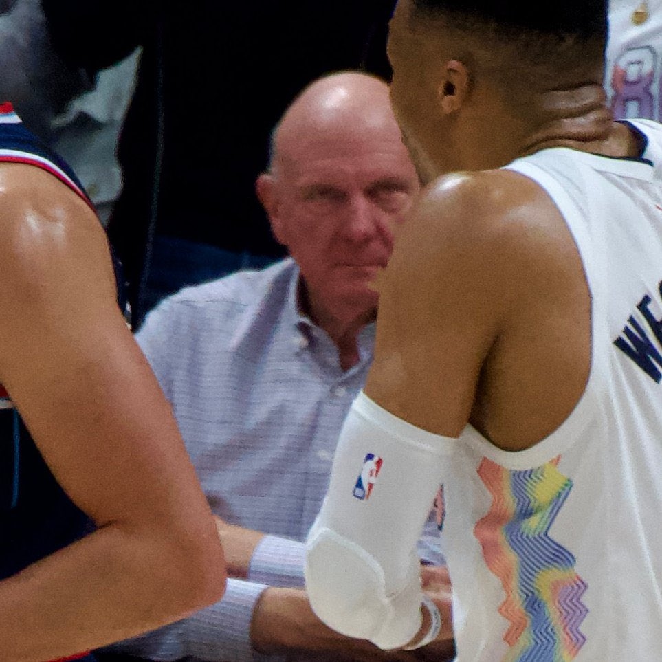 luckyfunhoops's tweet photo. Ballmer is disgusted by this Russell Westbrook masterclass 😭

Lawrence Frank won’t have a job for much longer 💀 https://t.co/n4JGUuTeQl