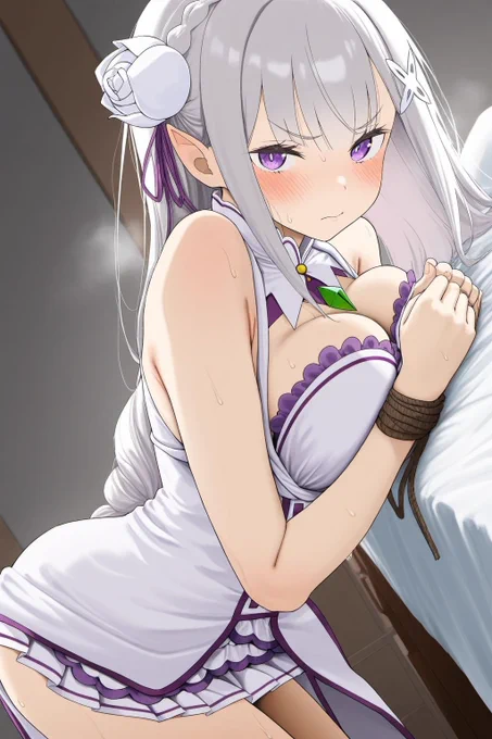 捕まっちゃったエミリアたん(続きは渋へ) #リゼロ #rezero