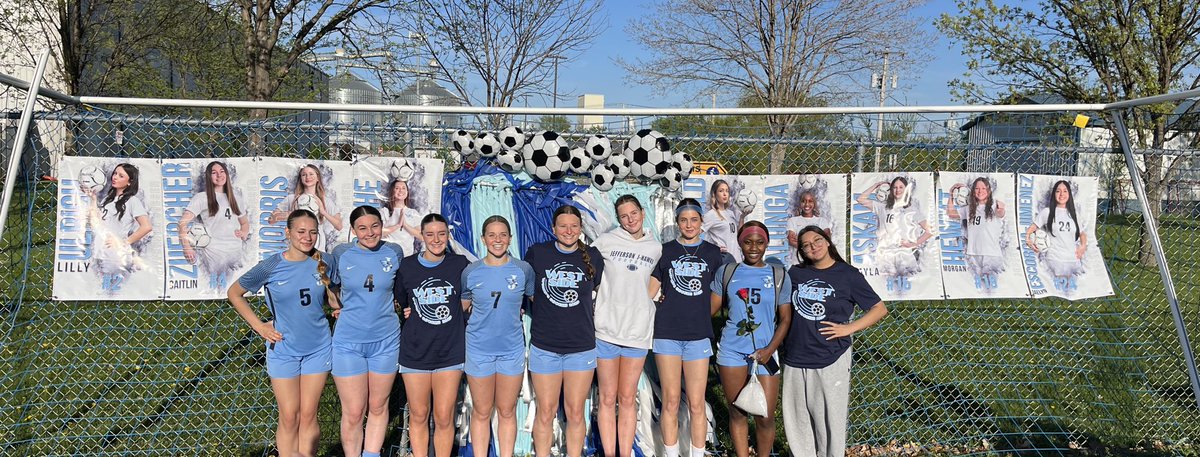 Congratulations and thank you to our seniors! We couldn’t ask for a better group of girls to lead our program! They have made such an impact in their four years. We wish them the best of luck in their next chapter💙⚽️