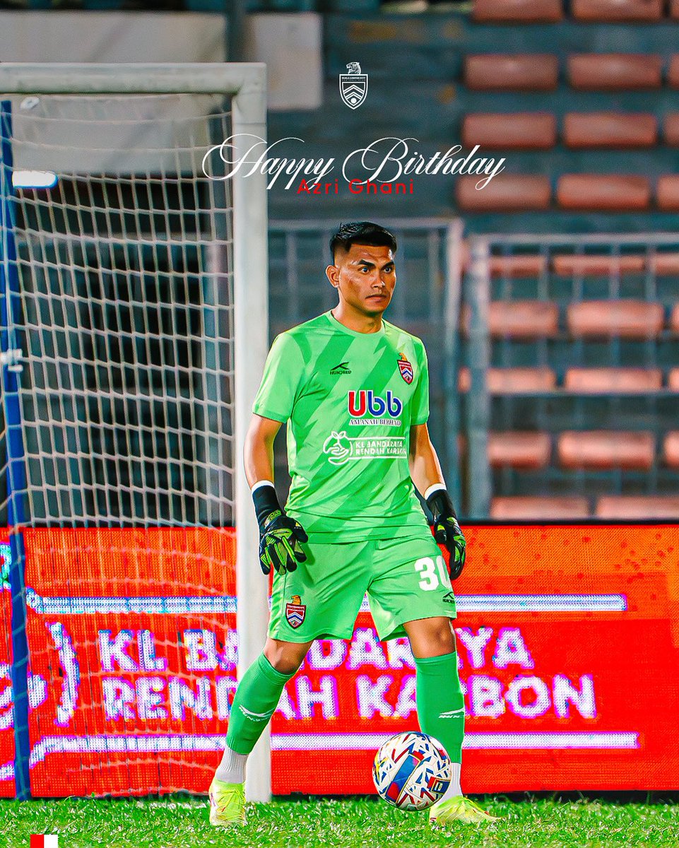 Happy birthday to our Goalkeeper! No 3️⃣0️⃣ Azri Ghani

Send him your loves and wishes in the comment section! 🥳

#klbandarayarendahkarbon #klcityfc #sampaimatikualalumpur #cityboys