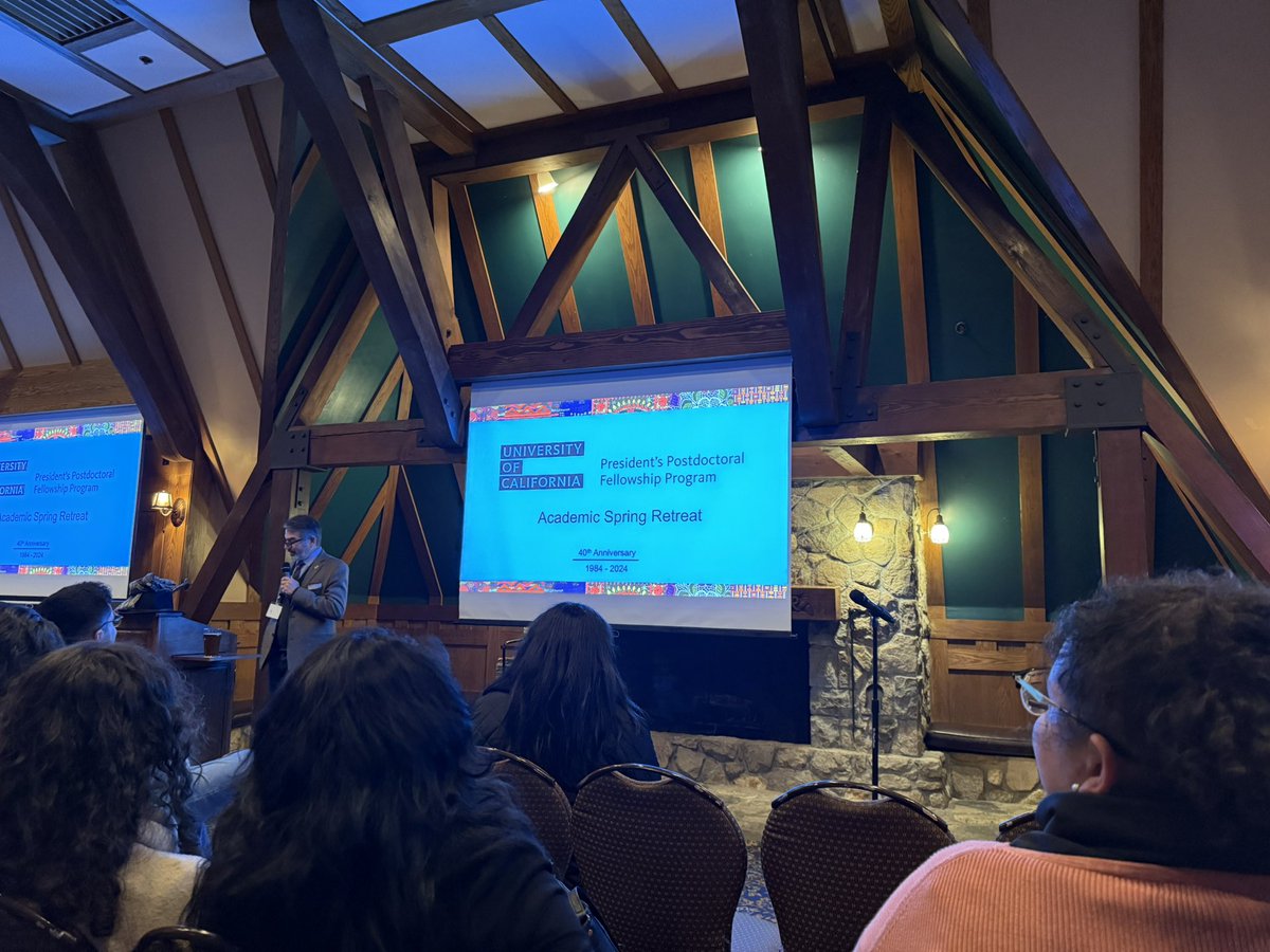 Wuakatela's tweet image. I am thrilled to have participated in my first UC President’s Postdoctoral Fellowship Program academic retreat at the UCLA Lake Arrowhead Lodge. Grateful for the opportunity to share my science, connect with brilliant postdoctoral fellows, and build community across campuses.
