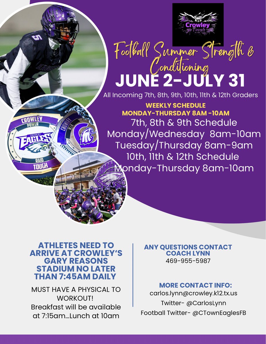 #CrowleyTough🦅🦅