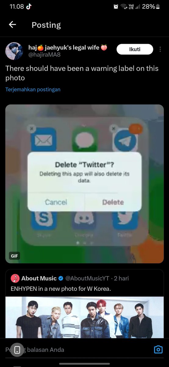 fatihawtnbe's tweet photo. gue udah blok dia dari lama shock ternyata masih banyak yg hype postingan dia. Dia tuh selalu cari gara2 sama fandom lain ntar trejo kena hate lagi dia gak akan ikut defends, tolong lah kalau disuruh RNB tuh di RNB tum

RNB‼️
https://t.co/GyDIKkjW5g https://t.co/mIxc0B040a