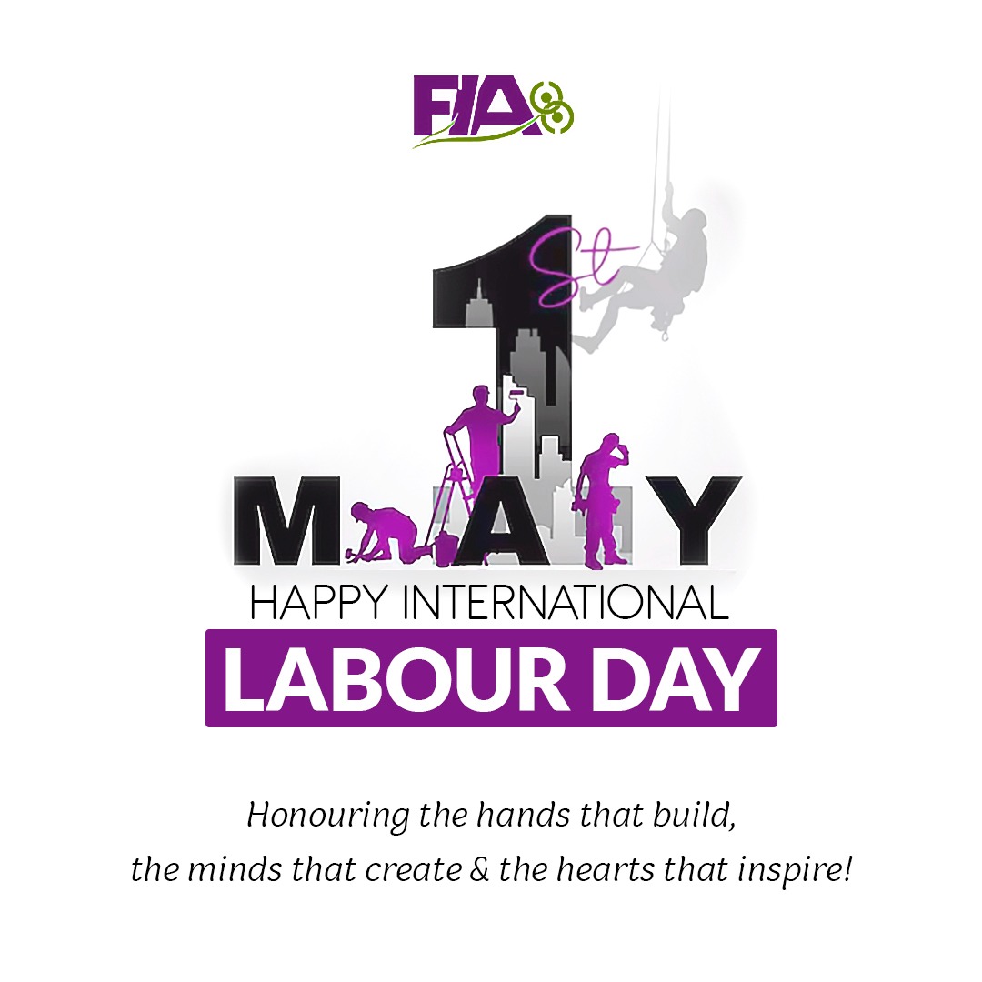 Respect, dignity, and gratitude to every hardworking individual.
Happy International Labour Day!

#LaborDay #WorkersDay #FIA #internationalworkersday