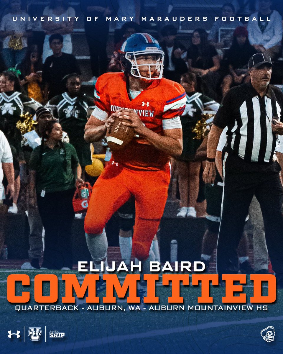 Blessed and grateful to have the opportunity to continue playing the sport I fell in love with as a young child. Thank you to my friends, family, and coaches that have supported my passion along the way. All glory to God. Go Marauders.🔵🟠<a href="/umarysports/">UMary Marauders</a> <a href="/FBCoachGav/">Gavin Robertson Jr.</a>