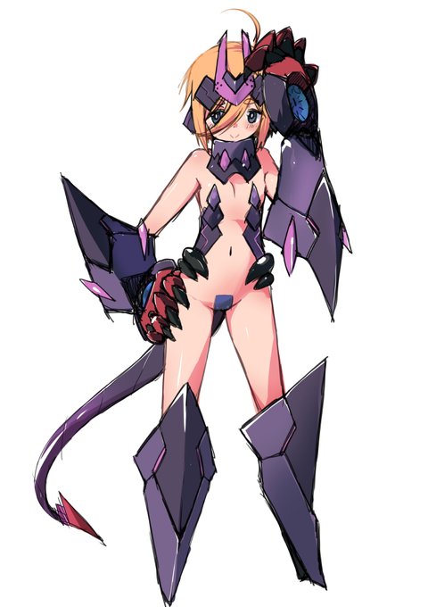 拙者ロリっ娘が手足ゴツいアーマーつけてるの大好き侍 