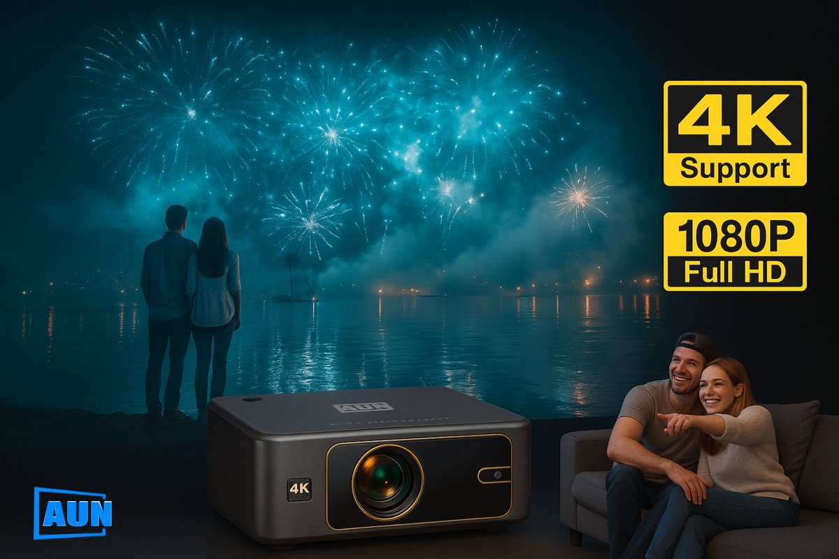 aun_projector's tweet image. Bring the magic of the big screen home - stunning 4K support and Full HD clarity that makes every moment unforgettable.

Experience cinema like never before with the AUN U002 projector.

#AUNProjector
#HomeCinemaExperience
#4KSupport
#FullHD1080p
#MovieNightEveryNight