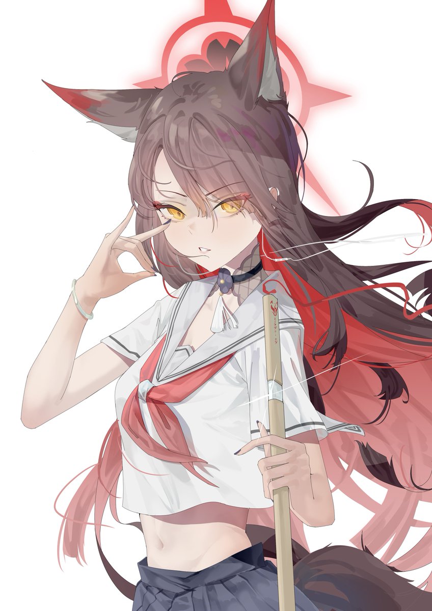 Don't make her angry
#狐坂ワカモ
#ブルーアーカイブ
#ブルアカ
#BlueArchive