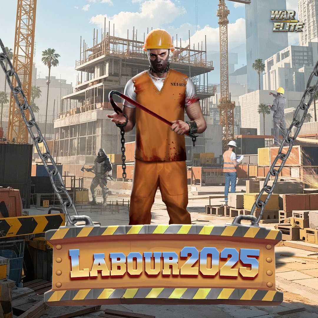 WarElite_'s tweet photo. 📣Happy Labor Day！Time for a new #Redeem_Code! ⚒️ ⚒️ 
👏 Redemption Code:Labour2025
🚩 Valid Period: 2025/04/30-2025/05/04  (UTC +0)
How to redeem the code, please tap on your Avatar > Settings > Gift Pack Exchange, then type it in!

#WarElite #GameOn #SpecialGiftCode #mafia https://t.co/27d4LGmYTj