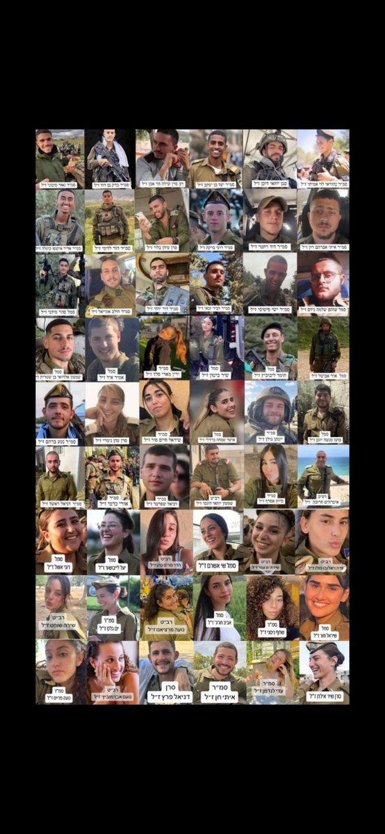 חמישים ושניים חיילות וחיילים נפלו ב7 באוקטובר במוצב נחל עוז.
ואלו שמותיהם:
חמש עשרה תצפיתניות: סרן שיר אילת, אביב חג'ג', נועם אברמוביץ', שי אשרם, הדר כהן, נועה פרייס, שחף ניסני, שירת ים עמר, ים גלס, יעל לייבושור, מיה ויאלובו פולו, רוני אשל, שירה שוחט, שיראל מור ועדי לנדמן. 
מפקדת