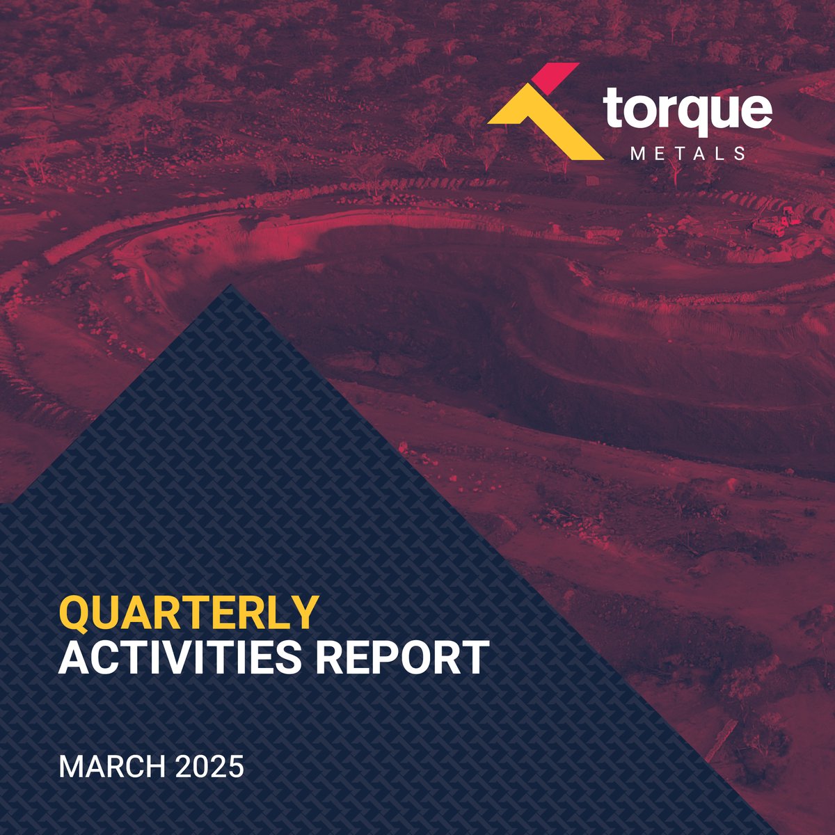 #ASXNEWS: MARCH 2025 #QUARTERLYACTIVITIES REPORT:
 
- Identification of 2 #parallellodes at the #ParisGoldProject.
- #TorqueMetals &amp; #AstonMinerals progressing  merger. 
- Resignation of Mr Imants Kins, appointment of Mr Evan Cranston.

More: api.investi.com.au/api/announceme…