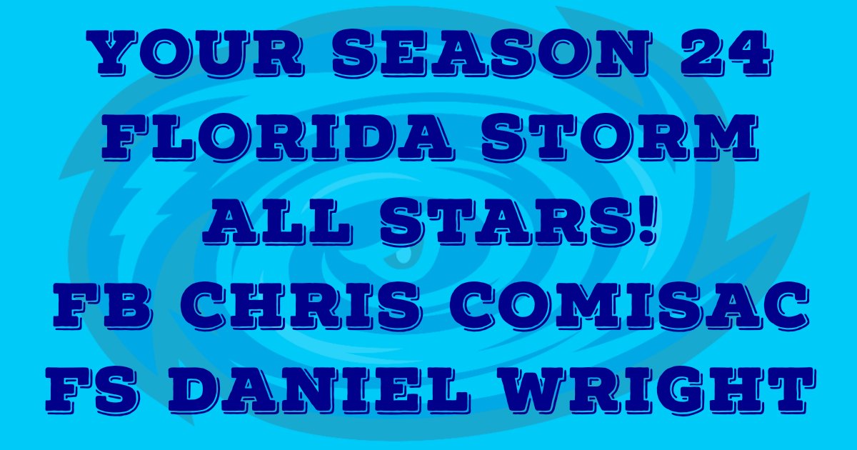 Florida Storm (@sfl_storm) on Twitter photo Let's take a moment to celebrate our <a href="/simulationfl/">Simulation Football League</a> All Star game participants!
#StormTheField
#NotDoneYet Let's take a moment to celebrate our <a href="/simulationfl/">Simulation Football League</a> All Star game participants!
#StormTheField
#NotDoneYet