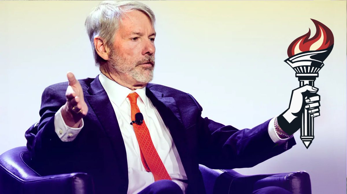 The NATO torch keeps burning, and the movement keeps growing! 🔥 Each week, a new leader steps up to carry the flame of decentralization and financial freedom.

This week, <a href="/saylor/">Michael Saylor</a> 
CEO of <a href="/MicroStrategy/">Strategy</a>
 holds the burning torch.

Who should be next?

1. dogwifhat
2. Nyan cat
3.