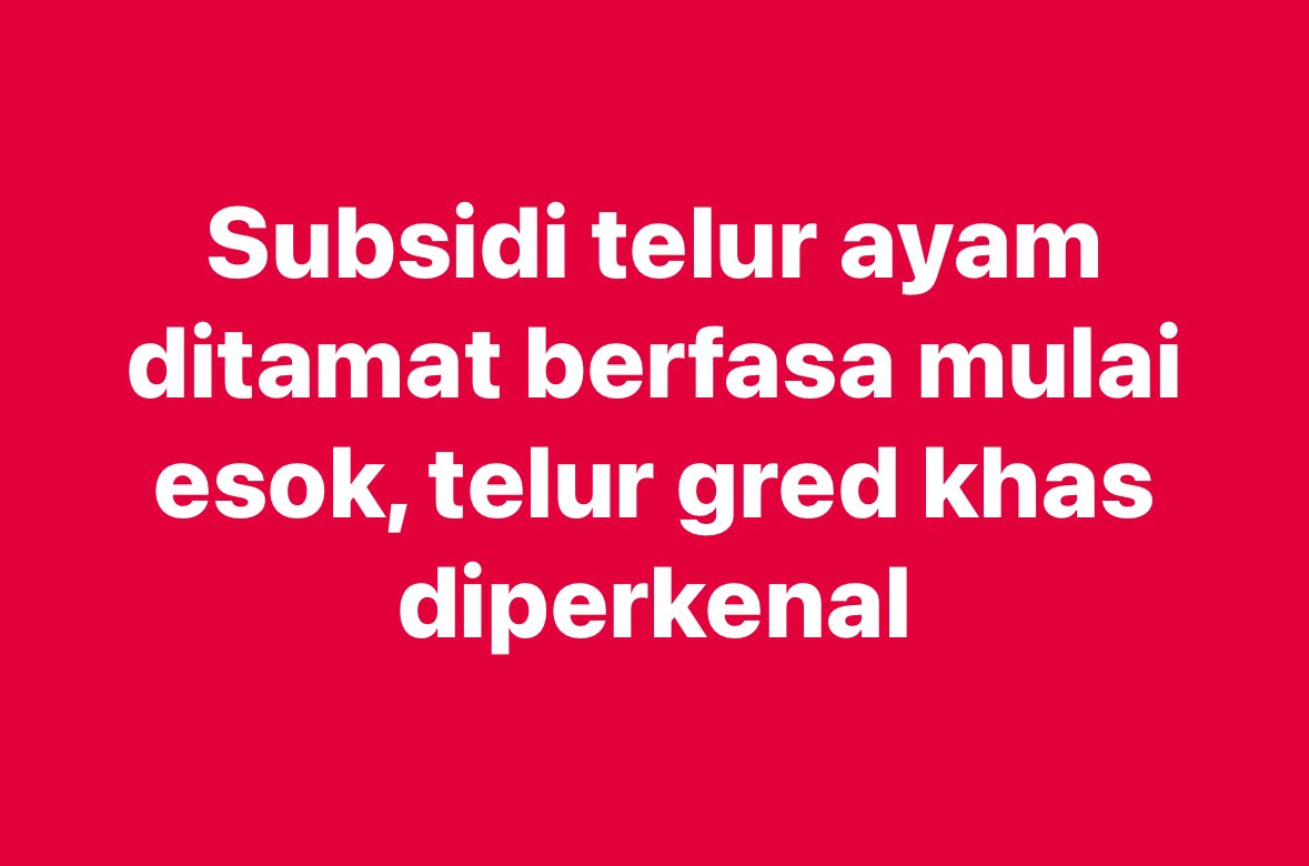 Madanon lepas dpt kuasa tak habis2 menyusahkan rakyat 

utusan.com.my/nasional/2025/…