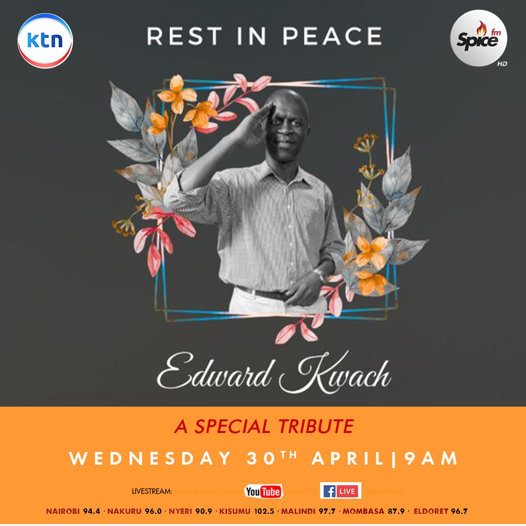 A Special Tribute to Edward Kwach
#TheSituationRoom

Follow our live conversation on YouTube:  youtu.be/hZyQgnoS6v4