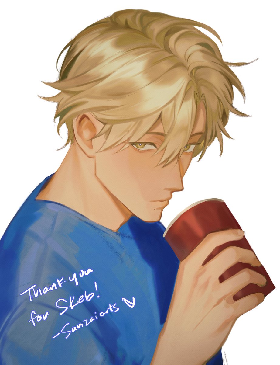 sanzaiarts's tweet image. I wanted Skeb but had no money so I drew my own oc and pretended it was a skeb #copium #wip