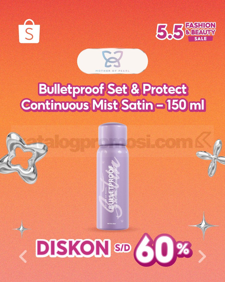 katalogpromosi's tweet image. ✨ Makeup stay, harga oke! Bulletproof Set and Protect Continuous Mist Satin lagi diskon sampe 60% di Shopee! No crack, no luntur, cuma glowing! 💦

Cek sekarang sebelum kehabisan 👉 katalogpromosi.com/promo-mop-bull…

#PromoShopee #BulletproofMist #MakeupHack #BeautyDeals