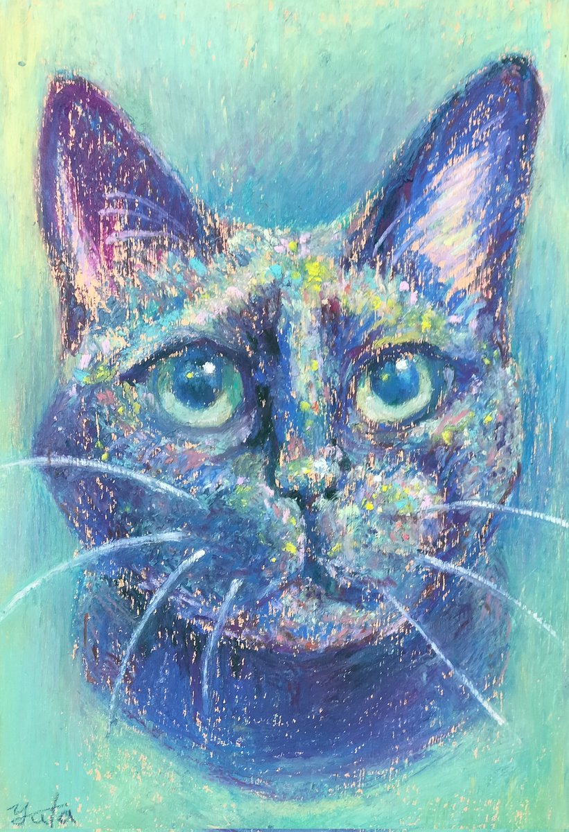 Yuta_Colorful's tweet photo. #ゴールデンウィークSNS展覧会2025
#オイルパステル #GWアナログ絵祭り

猫🐱 https://t.co/O81cnZTstJ