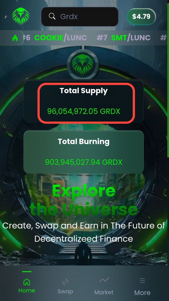 Garuda Universe🦅 (@garudauniverse) on Twitter photo 🚨 Just burned 11.9K $GRDX ($79) from <a href="/garuda_defi/">Garuda DeFi</a> fees.
TS : 96.054.972 GRDX
finder.terra-classic.hexxagon.io/mainnet/tx/F0B…
#LUNC #utilitytoken #Deflationary #DEX #DeFi 🚨 Just burned 11.9K $GRDX ($79) from <a href="/garuda_defi/">Garuda DeFi</a> fees.
TS : 96.054.972 GRDX
finder.terra-classic.hexxagon.io/mainnet/tx/F0B…
#LUNC #utilitytoken #Deflationary #DEX #DeFi