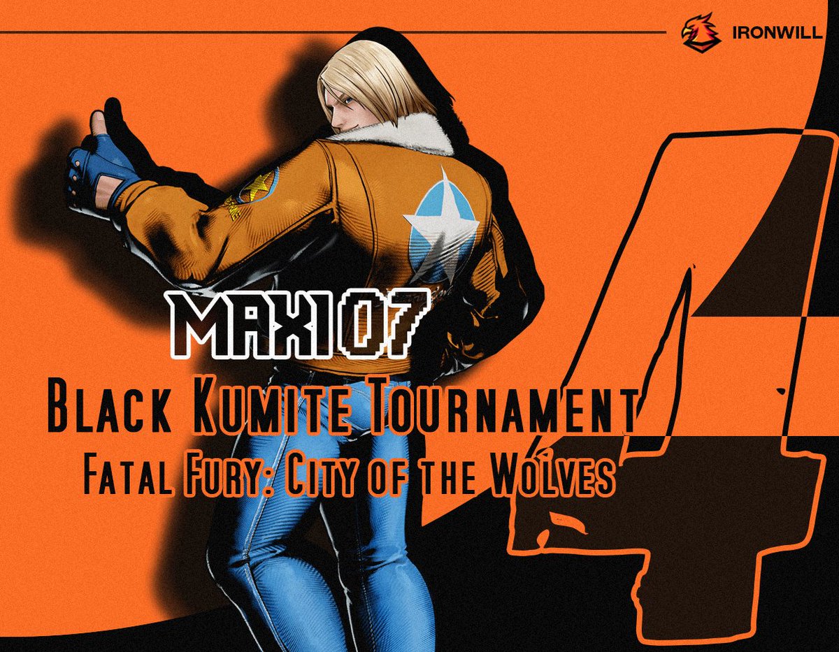 Felicidades a <a href="/Maxi07_FGC/">Maxi07</a> que se llevó el 4° Puesto en el "Black Kumite Tournament" de Fatal Fury: City of the Wolves  organizado por <a href="/blackesportsfgc/">BLACK ESPORTS</a> 🔥🔥🔥