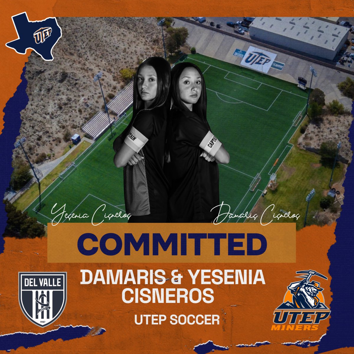 DVHS Women's Soccer (@dvhswsoccer) on Twitter photo The Dynamic Duo is staying in the Sun City! โ๏ธImmensely proud of your work ethic, character, grit, perseverance, & tenacity! So proud of you both and canโt wait to see you on University Field! GO MINERS! โ๏ธ <a href="/UTEPSoccer/">UTEP Soccer</a> <a href="/VHairston_DVHS/">Valerie Hairston</a> <a href="/ContrerasDVOFOD/">Rudy Contreras</a> <a href="/YsletaISD/">Ysleta ISD</a> <a href="/Fchavezeptimes/">Felix Chavez</a> The Dynamic Duo is staying in the Sun City! โ๏ธImmensely proud of your work ethic, character, grit, perseverance, & tenacity! So proud of you both and canโt wait to see you on University Field! GO MINERS! โ๏ธ <a href="/UTEPSoccer/">UTEP Soccer</a> <a href="/VHairston_DVHS/">Valerie Hairston</a> <a href="/ContrerasDVOFOD/">Rudy Contreras</a> <a href="/YsletaISD/">Ysleta ISD</a> <a href="/Fchavezeptimes/">Felix Chavez</a>