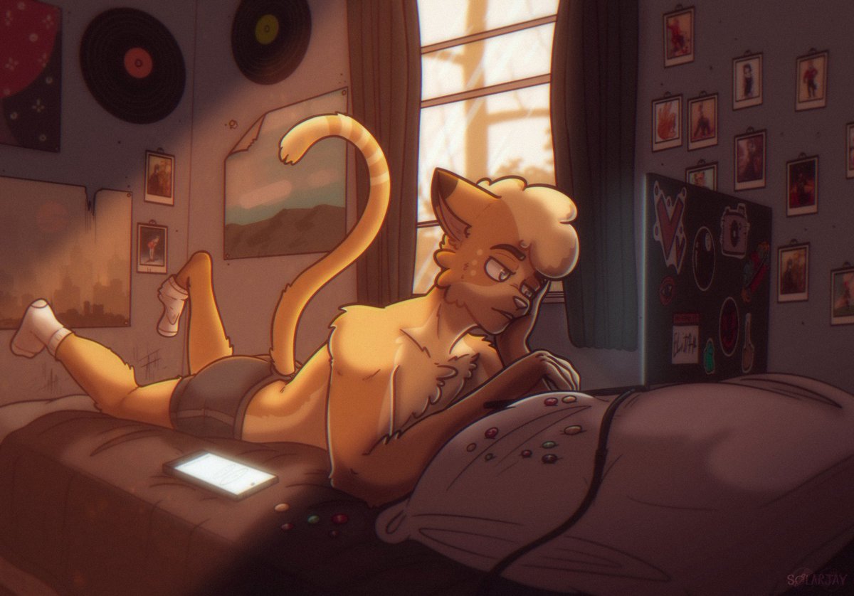 SolarJay_'s tweet image. ARTISTS, you can only use ONE art picture to convince people to follow you. Which art piece you using?  💽📷🐱