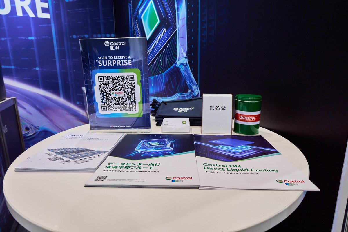 FBOX in Tokyo: showcasing advanced liquid cooling solutions at the Castrol ON booth. Marking our first step into East Asia, we're exploring localized deployment strategies to meet the region's growing digital demands. #FBOX #CastrolON #LiquidCooling #DataCenters #HPC #Immersion