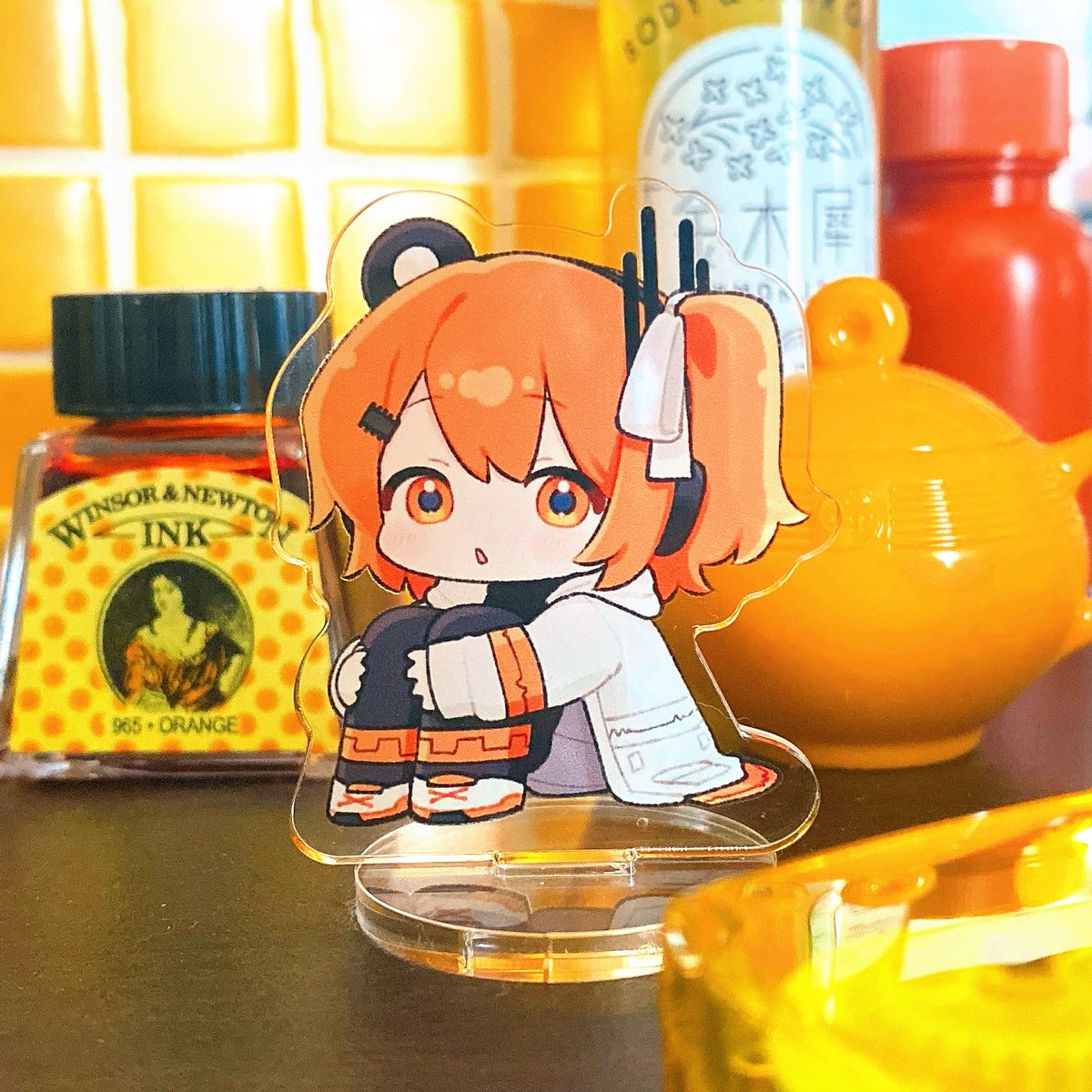 killifish_'s tweet image. お品書きまだ出してなくて本当申し訳ないんだけど、さっき届いたからちょっとこれだけ見てほしい、めちゃ可愛い、初めてアクスタの形の作ったんだけどめちゃ可愛いな、自分用に10個くらいもっとこうかな、可愛い