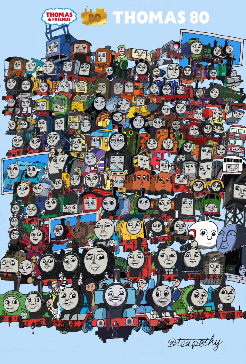 teapothy's tweet image. Nobody has to be the favourite!

#推しキャラ総選挙THOMAS80
#きかんしゃトーマス人気キャラ投票
#THOMAS80