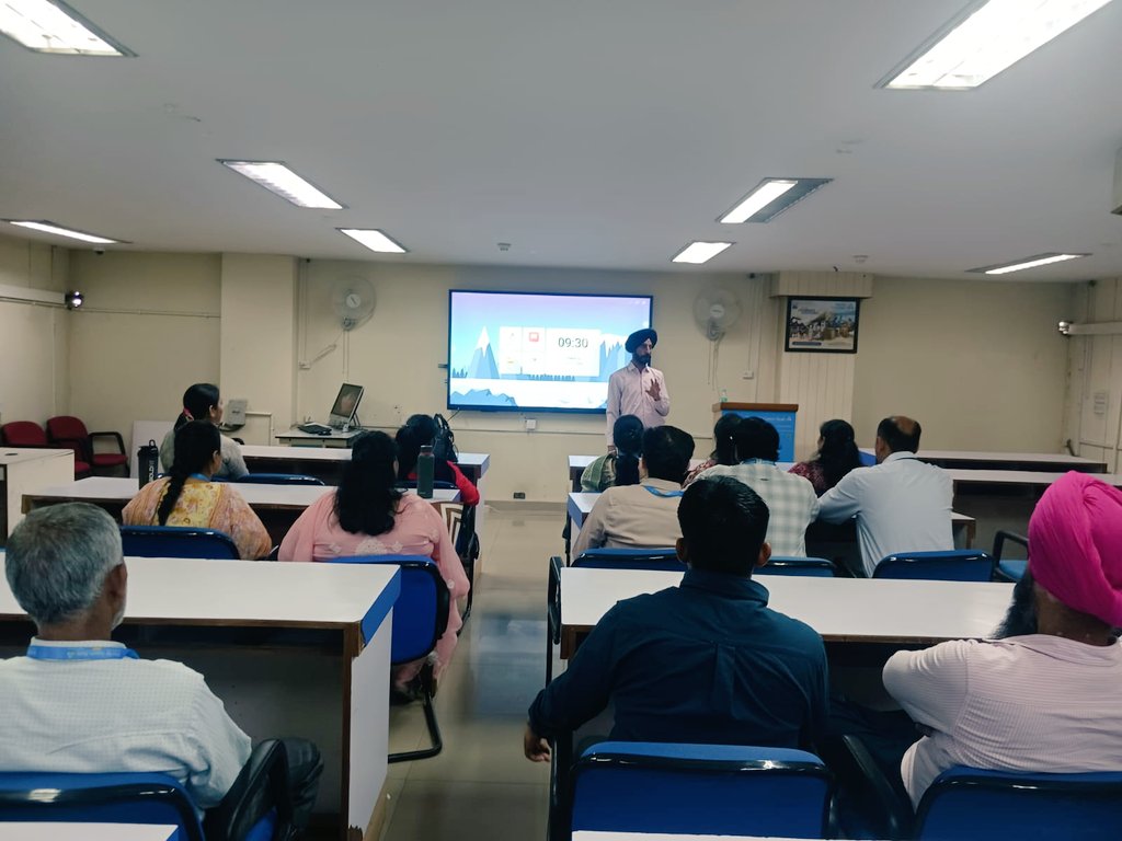 Cyber Faculty,Sh. Gurcharan Singh delivered a lecture to the officers of the Canara Bank on 29.4.2025 on the topic "Cyber Crimes and the role of Bankers vis a vis NCLs organized by CANARA LEARNING &amp; DEVELOPMENT CENTRE (CLDC), CHANDIGARH. <a href="/BPRDIndia/">Bureau of Police Research & Development</a>