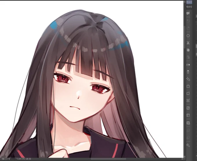 BOOTHにて出店しようと思ってる立ち絵です 差分いっぱい作る!