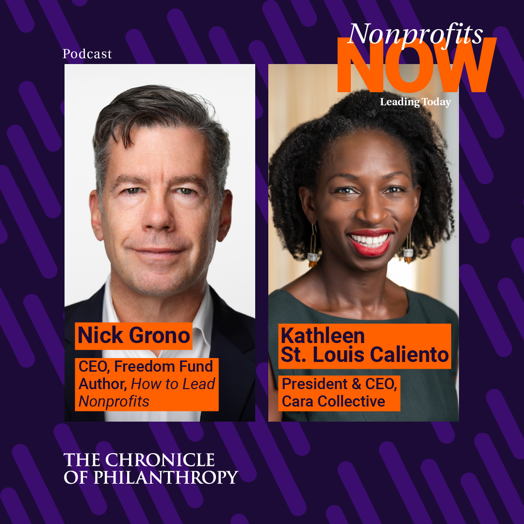 Nick Grono (@nickgrono) on Twitter photo The board-CEO relationship can be existential for nonprofits. So I enjoyed joining <a href="/stacypalmer/">stacy palmer</a>'s new podcast, Nonprofits Now, to discuss how leaders can work with more effectively with their boards. Thanks to
<a href="/Philanthropy/">The Chronicle of Philanthropy</a> for hosting.
philanthropy.com/article/listen… The board-CEO relationship can be existential for nonprofits. So I enjoyed joining <a href="/stacypalmer/">stacy palmer</a>'s new podcast, Nonprofits Now, to discuss how leaders can work with more effectively with their boards. Thanks to
<a href="/Philanthropy/">The Chronicle of Philanthropy</a> for hosting.
philanthropy.com/article/listen…