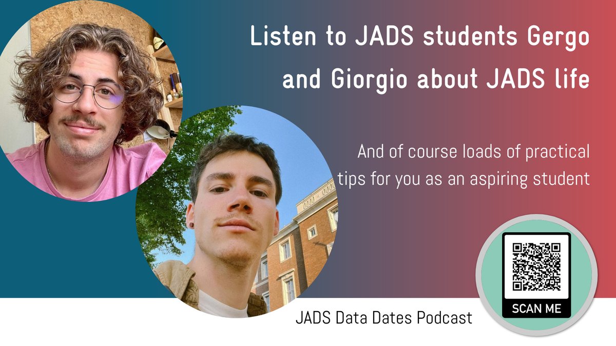 Tomorrow is the day! Discover JADS Day 2025, Master DSBE - mailchi.mp/1bf08d1681ff/m…
