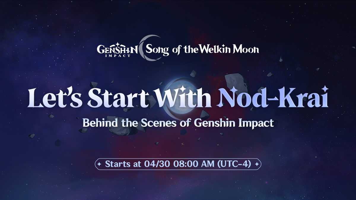 genshinimpactfr's tweet photo. Cher voyageur/Chère voyageuse,
Les coulisses de Genshin Impact « Commençons par Nod-Krai » seront dévoilées le 30 avril (mercredi) à 08 h 00 (UTC-4).#GenshinImpact #NodKrai

Twitch : https://t.co/jTP9qnv2bq
YouTube：https://t.co/nR6nbacC4b

Abonnez-vous à ce compte et partagez ce post avec les hashtags #NodKrai et #GenshinImpact. Nous tirerons au sort 50 participants pour leur offrir chacun 10 pierres de la fatalité.
Durée : du 30/04/2025 au 04/05/2025 à 23 h 59 (UTC+8)
Annonce des résultats : 12/05/2025

Codes d'échange pour des primo-gemmes :
FATUI
FROSTMOONSCIONS
LIGHTKEEPERS
THEWILDHUNT
VOYNICHGUILD
Échanger : https://t.co/vbAxGDDkZJ

(Les codes d'échange expireront le 3 mai à 00 h 00 (UTC-4), n'oubliez pas de les utiliser à temps !
* Après avoir utilisé le code d'échange, les récompenses seront envoyées par message en jeu. Ce message expirera après 30 jours, alors n'oubliez pas de récupérer leur contenu à temps.
